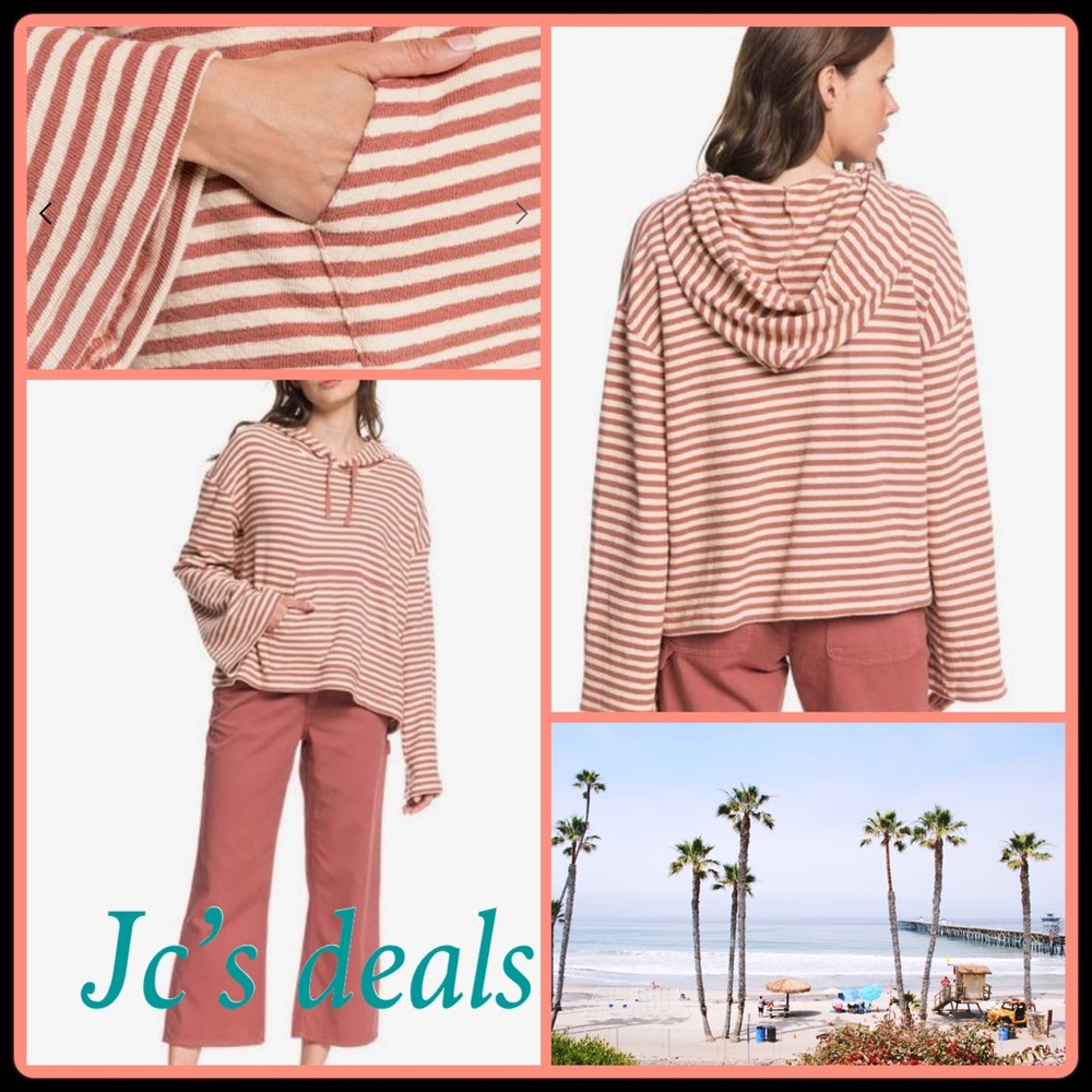 🌺 roxy get casual hoodie sweater 🌺 - Picture 1 of 5